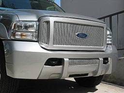 Ford F250 Street Scene Satin Aluminum Grille for 950-70829 Bumper Cover - 950-77826