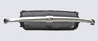 Chevrolet Silverado Street Scene Chrome & Black Grille Shell with Chrome Speed Grille - 950-78456