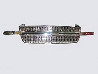 Chevrolet Silverado Street Scene Chrome Grille Shell with Chrome Speed Grille - 950-78554