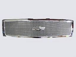 Chevrolet Silverado Street Scene Custom Chrome Grille Shell with Chrome Speed Grille - 950-78557