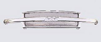 Chevrolet Silverado Street Scene Chrome Grille Shell with Chrome Speed Grille - 950-78561 thumbnail 2