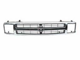 Chevrolet S10 Street Scene Chrome Grille Shell with Chrome Speed Grille Insert - 950-78538