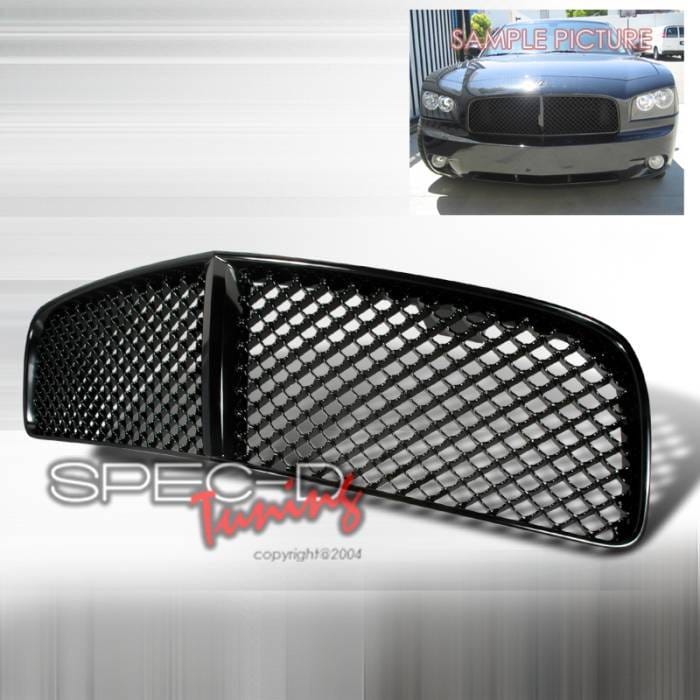 Dodge Charger Spec-D Mesh Grille - Black - HG-CHG05JM