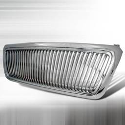 Ford F150 Spec-D Vertical Grille - Chrome - HG-F15004CVT