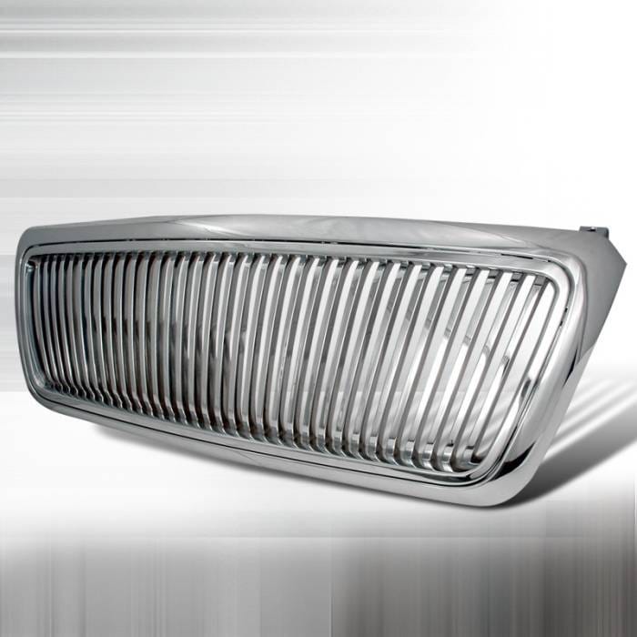 Ford F150 Spec-D Vertical Grille - Chrome - HG-F15004CVT