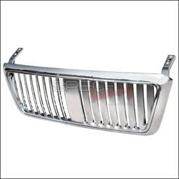 Ford F150 Spec-D Vertical Grille - Chrome - HG-F15004CVT-TY