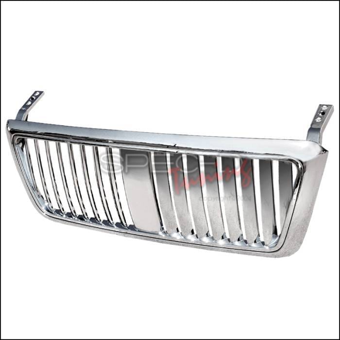 Ford F150 Spec-D Vertical Grille - Chrome - HG-F15004CVT-TY