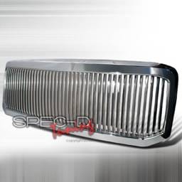Ford F250 Spec-D Vertical Grille - Chrome - HG-F25005CVT