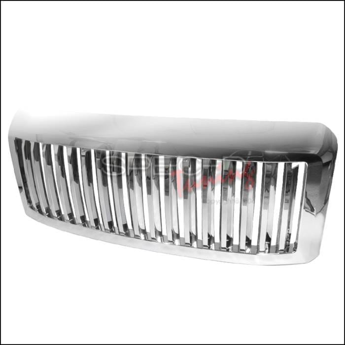 Ford F250 Spec-D Vertical Grille - Chrome - HG-F25008CVT