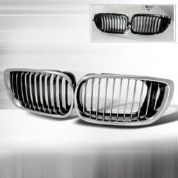 BMW 3 Series 4DR Spec-D Front Hood Grille - Chrome - HG-E4602CC
