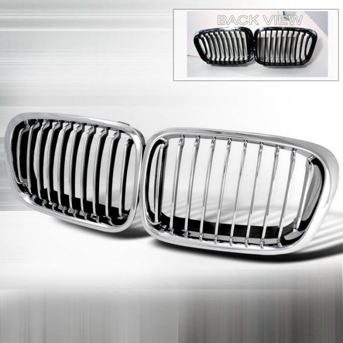BMW 3 Series 4DR Spec-D Front Hood Grille - Chrome - HG-E4699CC