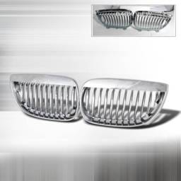 BMW 1 Series Spec-D Front Hood Grille - Chrome - HG-E8708CC