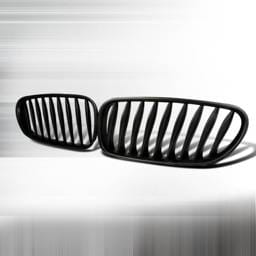 BMW Z4 Spec-D Front Hood Grille - Black - HG-E8909BB