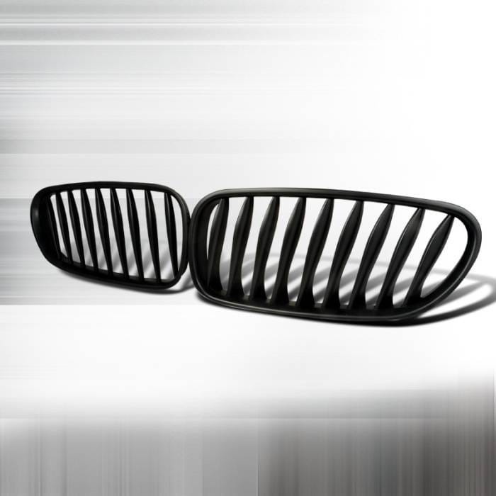 BMW Z4 Spec-D Front Hood Grille - Black - HG-E8909BB