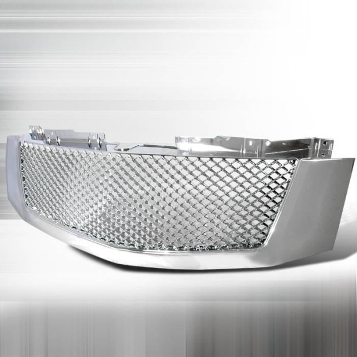 Cadillac Escalade Spec-D Mesh Grille - Chrome - HG-ECLD07C