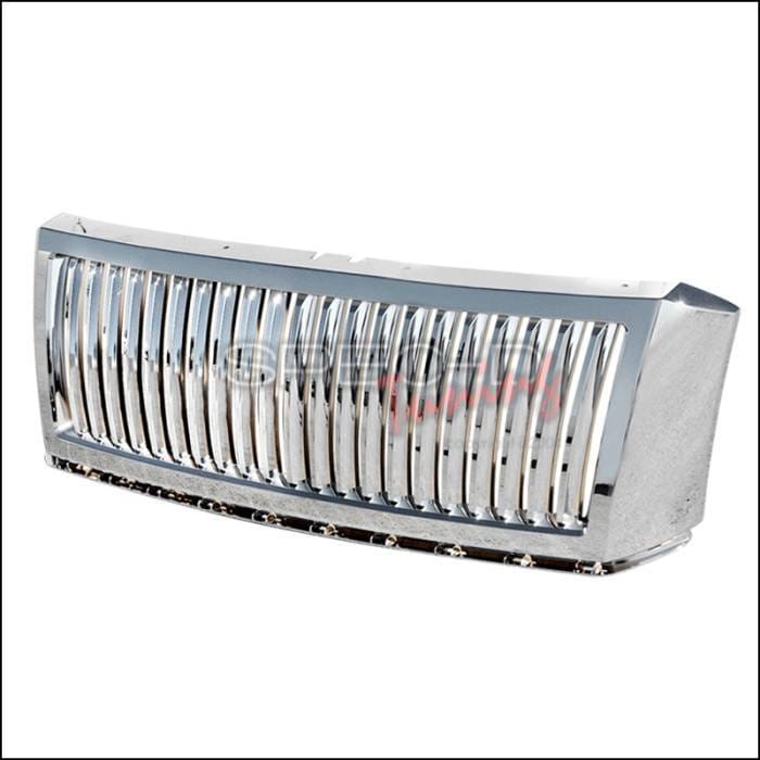Ford Expedition Spec-D Vertical Grille - Chrome - HG-EPED07CVT