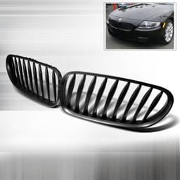 BMW Z4 Spec-D Front Hood Grille - Black - HG-Z401BB