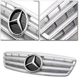 CL Style W203 C Class Grille - Silver