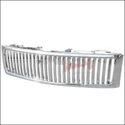 Chevrolet Silverado Spec-D Vertical Grille - Chrome - HG-SIV07CVT