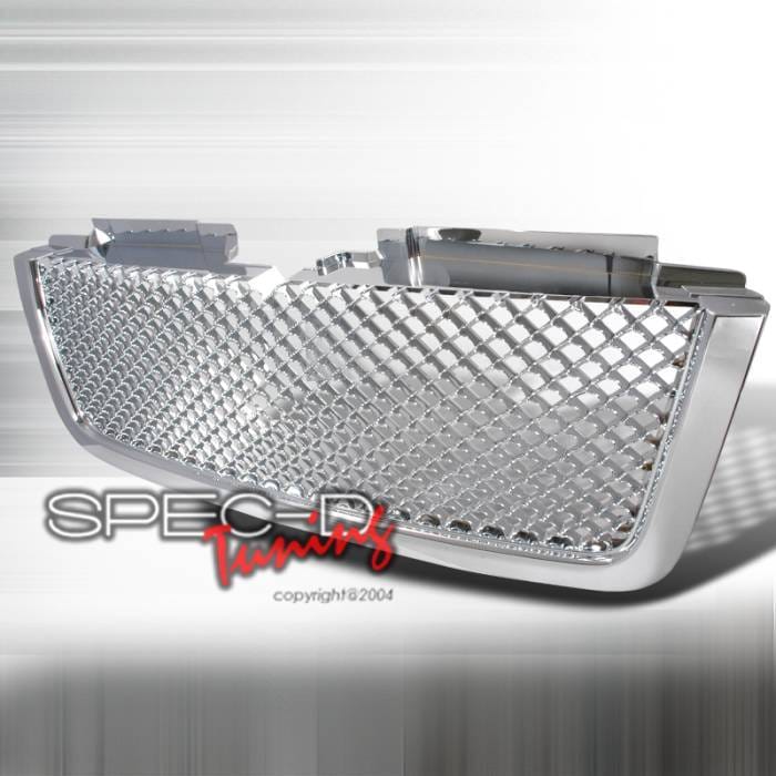 Chevrolet Trail Blazer Spec-D Mesh Grille - Chrome - HG-TBLZ06LTC
