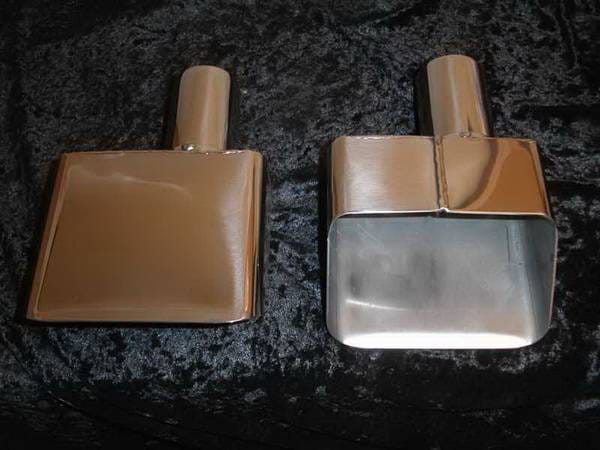 Chevrolet Corvette Stainless Works Exhaust Tips - Mirror Polished - 7010200CV