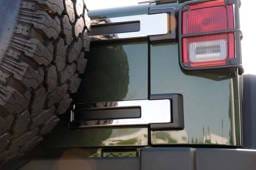 Jeep Wrangler T-Rex T1 Series Stainless Rear Spare Tire Carrier Hinge Kit - 2PC - 10485