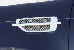 Cadillac Escalade T-Rex Side Vent Mesh - Polished Stainless Steel - 2PC - 54199