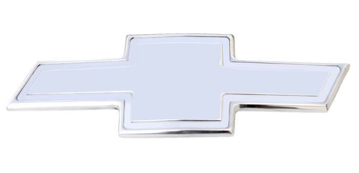 Chevrolet Silverado T-Rex Billet Bowtie with Border - Polished - 19114
