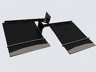 GMC Sierra Street Scene Mud Flap Kit Dual Rear Wheel - 18 Inch Wide - 950-09550