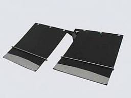 Dodge Ram Street Scene Mud Flap Kit Dual Rear Wheel - 18 Inch Wide - 950-09760