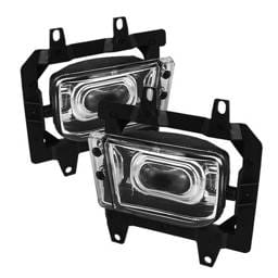 BMW 3 Series Spyder Projector Fog Lights - No Switch - Chrome - FL-CH-BE30-E