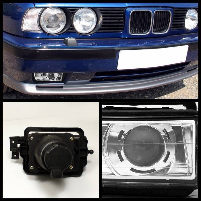 BMW 5 Series Spyder Projector Fog Lights - No Switch - Euro - FL-CH-BE3489-E thumbnail 2