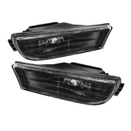 BMW 7 Series Spyder Crystal Fog Lights - No Switch - Black - FL-CH-BE3895-BK