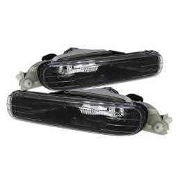 BMW 3 Series 4DR Spyder Fog Lights - No Switch - Black - FL-CH-BE464D99-BK