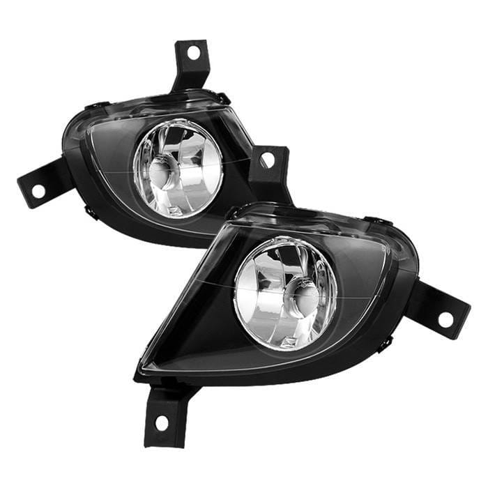 BMW 3 Series 4DR Spyder Fog Lights - Black - FL-CH-BE9009-BK