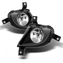 BMW 3 Series 4DR Spyder Fog Lights - Black - FL-CH-BE9009-BK