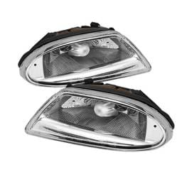 Mercedes-Benz ML Spyder Fog Lights - No Switch - Chrome - FL-CH-MBW16398-C