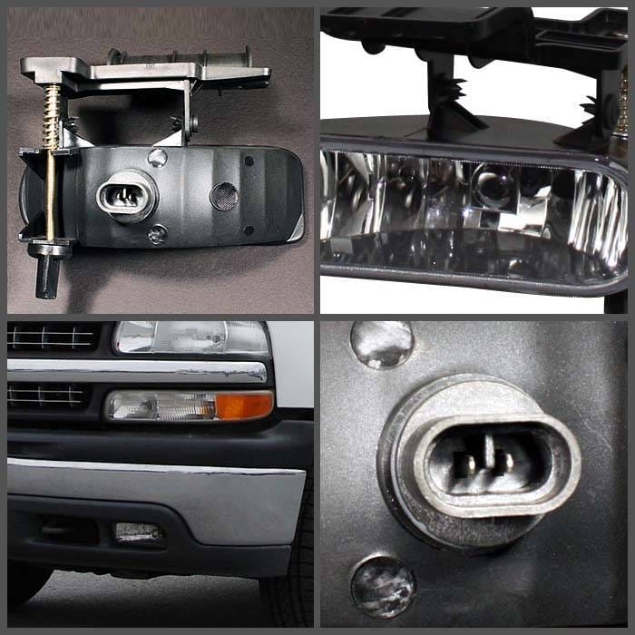 Chevrolet Silverado Spyder Fog Lights - No Switch - Clear - FL-CL-CS99 thumbnail 2