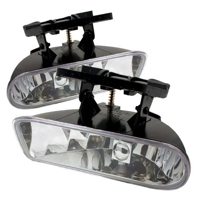GMC Sierra Spyder OEM Fog Lights - No Switch - Clear - FL-CL-GMCY99-C