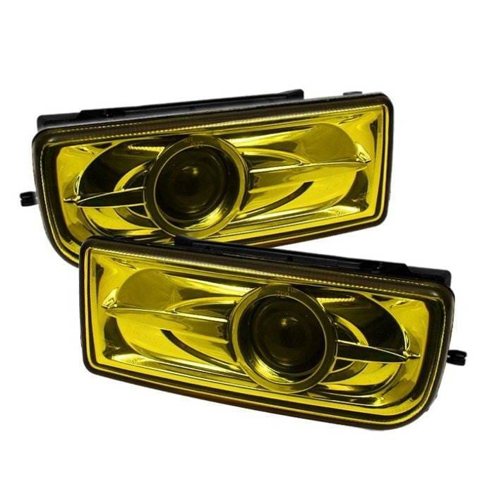BMW 3 Series Spyder Projector Fog Lights - Yellow - FL-BE3691-P-Y