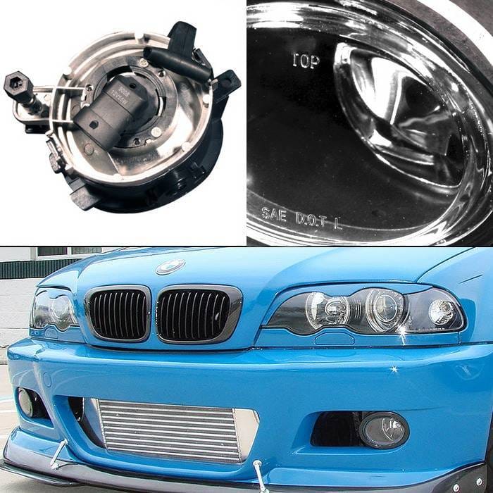 BMW 5 Series Spyder OEM Fog Lights - No Switch - Clear - FL-BE4601-C thumbnail 2