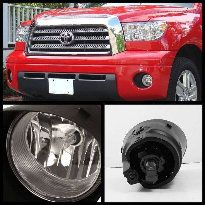 Toyota Tundra Spyder Fog Lights - Clear - FL-CL-TTU07-UB-C thumbnail 2