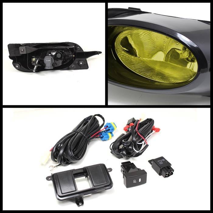 Honda Civic 2DR Spyder OEM Fog Lights - Yellow - FL-CL-HC09-2D-Y thumbnail 2