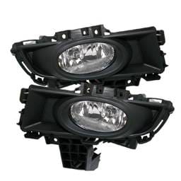 Mazda 3 4DR Spyder OEM Fog Lights - Clear - FL-CL-MAZ307-C