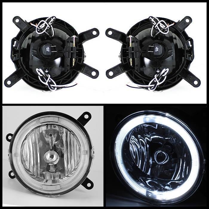 Ford Mustang Spyder Halo Fog Light - Clear - FL-FM05-C thumbnail 2