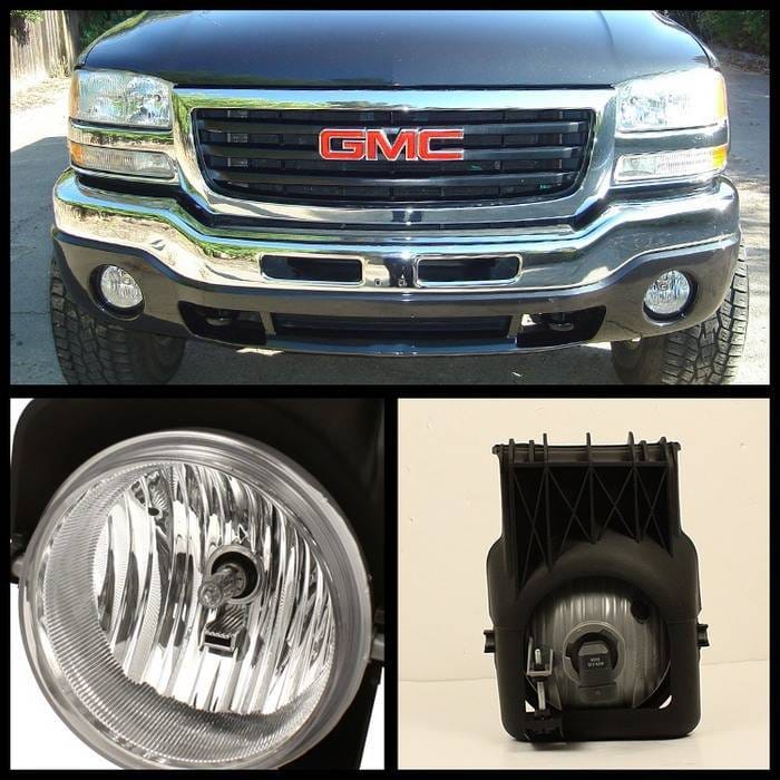 GMC Sierra Spyder OEM Fog Lights - Clear - FL-GS03-C thumbnail 2