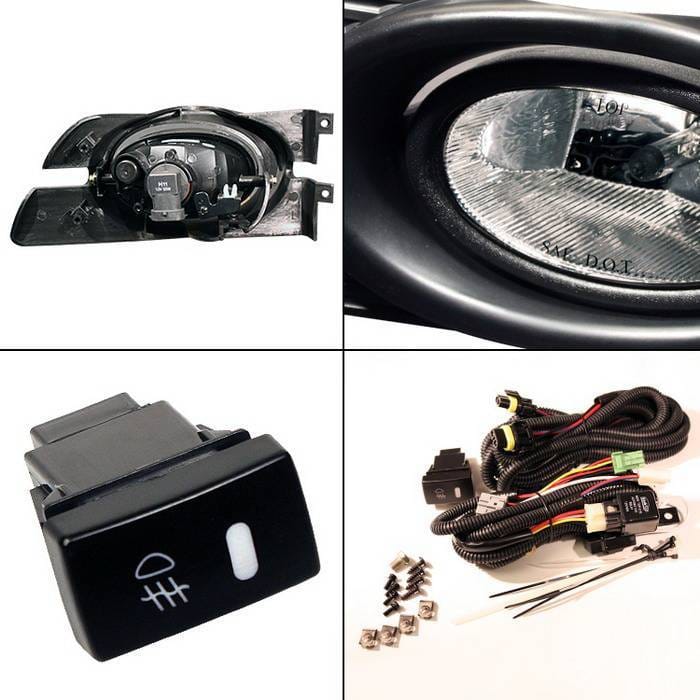 Honda Accord 4DR Spyder OEM Fog Lights -Clear - FL-HA01-4D-C thumbnail 2