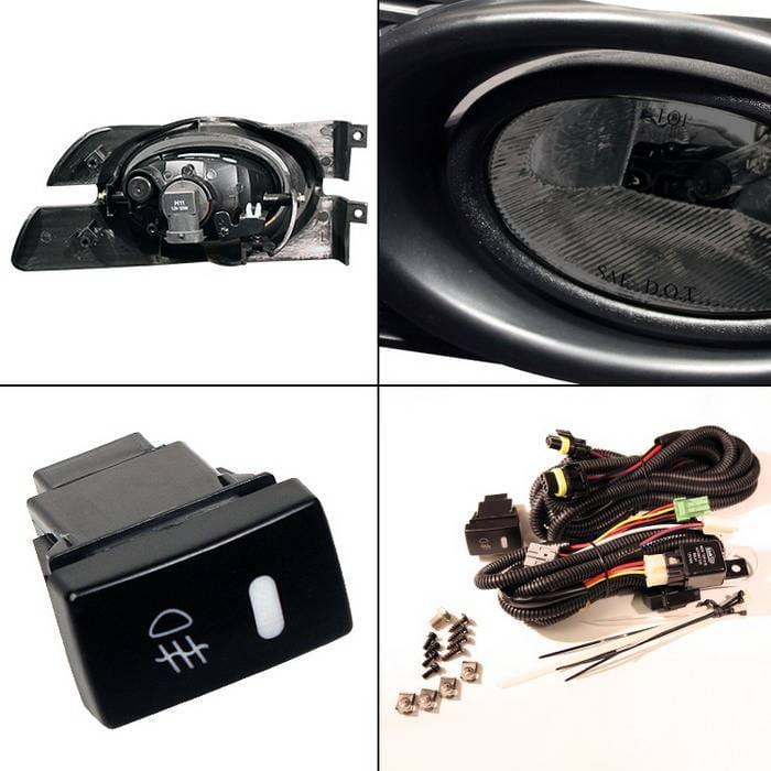 Honda Accord 4DR Spyder OEM Fog Lights - Smoke - FL-HA01-4D-SM thumbnail 2