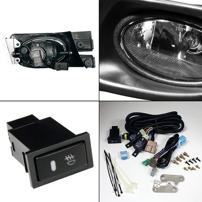 Honda Accord 4DR Spyder OEM Fog Lights - Smoke - FL-HA03-4D-SM thumbnail 2