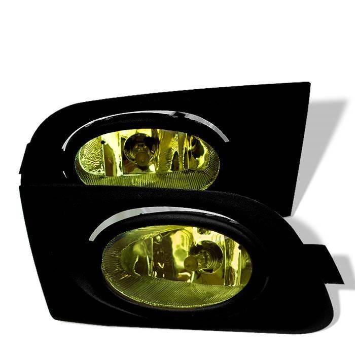 Honda Civic 2DR & 4DR Spyder OEM Fog Lights - Yellow - FL-HC01-Y